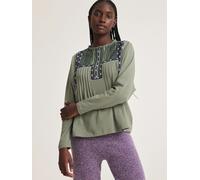 Odd Molly Haut 'Domna' bleu foncé / vert / vert foncé / rose, Taille XS