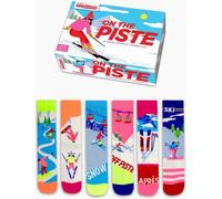 Odd Socks Lot de 6 paires de chaussettes de ski United Odd Socks femme
