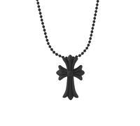 OdDdot Collier Hip Hop Saint-Valentin Croix Pendentif Collier Pendentif Punk Collier Personnalisé Élégant Lumière Luxe Cadeau de Noël