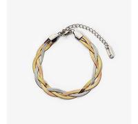 OdDdot Punk Twisted Snake Chain Bracelet Acier Inoxydable Bijoux Hip Pop Silver Rosy Gold Chain Poignet 18k Plaqué Or pour Femmes Chaîne