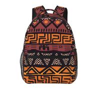 OdDdot Sac à dos léger en toile avec imprimé tribal africain pour homme et femme, Noir , taille unique