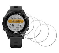 OddMart 4Pcs Vitre Trempé pour Garmin Forerunner 945, 9H 2.5D Radians Film Protection Ecran Montre Anti Rayure Protecteur d'Écran Dureté Montre Connectée Anti-Rayure Haute Définition Transparent