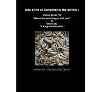 Oddun Of Ita Or Consulta For The Diviner