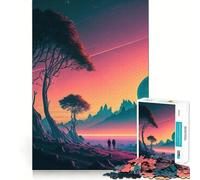 Ode au romantisme Puzzle de 1000 pièces pour Adultes Développe la mémoire Loisirs Doux Découpe Ferme pour Les fêtes (50x75cm)