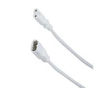 odedo Câble d'alimentation européen - 2 m - Prise IEC C8/C7 - Blanc