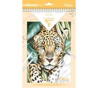 ODELIA, Bloc de coloriage multi-techniques de 20 feuilles A4 250g, Les animaux