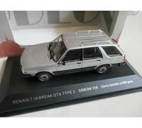 ODEON 110 RENAULT 18 BREAK GTX TYPE 2 GRISE 1/43 NEUF EN BOITE