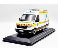 Odeon Camion Ambulance MAN TGE L2H2 GIFA SAMU 38 - SMUR CHU de Grenoble - Miniature Métal 1/43 - 13 cm - Edition Limitée 504 Pièces - Inclus Boîte Vitrine - Pour Tous Ages