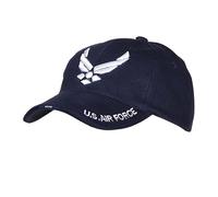Odeon Casquette Baseball US AIR Force en Relief Taille Unique Ajustable Bleu USAF