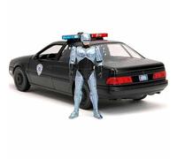 Odeon JADATOYS Voiture de Police Compatible avec Ford Taurus avec Figurine Robocop 1/24 en Métal