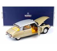 Odeon NOREV CITROËN DS 23 Pallas 1972 Sable Métallisé Voiture de Collection 1/18 Métal Suspensions réglables