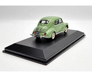 Odeon Voiture de Collection Compatible avec Renault 4CV de 1955 Vert d'eau 1/43 Métal