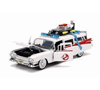 Odeon Voiture de Collection ECTO 1 Ambulance du Film SOS Fantômes 1/24 Métal ECTO1