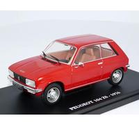 Odeon Voiture de Collection Peugeot 104 ZS de 1976 Rouge en Métal 1/24 Peugeot104 Compatible avec Peugeot (Boitier Fissuré)