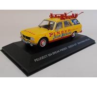 Odeon - Voiture publicitaire Peugeot 504 Break aux Couleurs du Cirque Pinder Jean Richard, Édition limitée à 500 pièces - Echelle 1/43, Métal, Sculpture, Art Sculpture, Multicolore, 2430165031