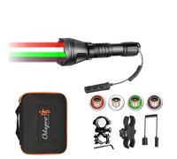 Odepro KL52 MAX Zoom LED Lampe avec Blanc, Rouge, Vert, IR850, lampe de poche avec Interrupteur à Distance, Portée de 855 Mètres, Étanche IPX6 Pour Camping, Randonnée et Urgences