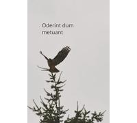 Oderint dum metuant: A hawk picture covered 6x9 110 page journal with "Si vis pacem, para bellum" on the bottom of every page
