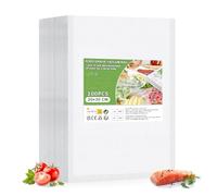 Oderra 100 Pcs Sacs Sous Vide Alimentaire, 20 x 30 cm Sac Sous Vide, Sac pour Machine Sous Vide Alimentaire, pour la Conservation des Aliments et la Cuisson