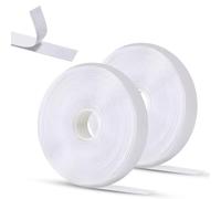 Oderra Bande Adhésive Double Face Blanche - 8m x 2cm Scratch Autocollant Puissant pour Cadre Photo, Fenêtre, Moustiquaire - Fixation Sans Percer, Idéal pour le Bricolage - 2 Rouleaux