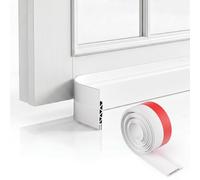 Oderra Bas De Porte Isolant 100 Cm, Blanc | Anti-Courant D'Air, Joint D'Étanchéité, Bloc Froid, Bruit Et Humidité, Installation Rapide