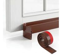 Oderra Bas De Porte Isolant Anti-Courant d'air, 100 Cm, Brun | Joint D'Étanchéité, Bloc Froid, Bruit Et Humidité, Installation Rapide