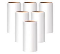Oderra Rouleau Anti-Poils pour Animaux - Lint Roller Adhésif avec 6 Rouleaux (60 Feuilles/Rouleau) - Nettoyeur de Poils de Chat et Chien pour Vêtements, Canapé