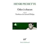 Odes à chacun / Tombeau de Gérard Philipe – Gallimard