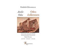 Odes éoliennes - Friedrich Hölderlin - Ressouvenances - broché - Poésie