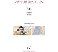 Odes / Thibet Victor Segalen (Auteur), Henry Bouillier (Préface), Michael Taylor (Edité par)