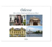 Odessa- Die schöne Stadt am Schwarzen Meer (Wandkalender 2026 DIN A2 quer), CALVENDO Monatskalender: Odessa, die Perle am Schwarzen, überrascht jeden ... Bauwerke und einem kosmopolitischen Charme e