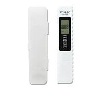 Odetina Testeur d'eau pour eau potable, 4 en 1 numérique TDS EC Température PPM, testeur de qualité de l'eau portable avec affichage couleur, 0-9990 PPM pour robinet domestique, hydroponie, aquarium