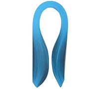 ODETOJOY Bandes de papier pour paperolles Bleu mer 3 mm, 5 mm, 10 mm - 53,3 cm de long