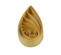 ODETOJOY Bandes de papier pour paperolles marron pestal de 5 mm - Bandes de papier origami de couleur unie - Bandes de papier filigrane de 0,5 cm (camel n° 30)