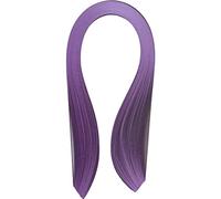 ODETOJOY Bandes de papier pour quilling - Violet - 3 mm, 5 mm, 10 mm - Lavande - Bande de papier en filigrane - Lilas foncé - 53,3 cm de long (3 mm à 0,3 cm)