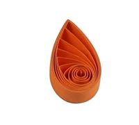 ODETOJOY Bandes de Papier Quilling 5mm Orangée - 120 Bandes Longueur 52cm pour Quilling