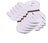 ODETOJOY Bandes de Quilling 5mm Blanc 54cm, 5 Sachets de 120 Bandes (Total 600 Pièces) pour Loisirs Créatifs DIY