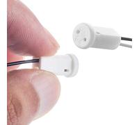 ODETOJOY Douille d'ampoule LED G4 halogène MR11 - Adaptateur de douille de lampe de cérémonie, douille miniature bibroche pour G4 avec câble de 10 cm (1)