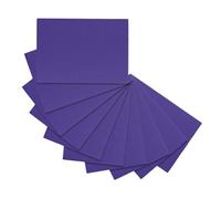 ODETOJOY Lot de 10 Feuilles de Carton Ondulé Mono-Face 160g, Format A4 21×29,7 cm, Épaissi pour Modelisme 3D, Bricolage, Emballage Cadeau et Activités Artistiques Scolaires (Violet)