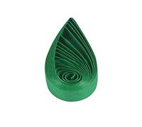 ODETOJOY Lot de 120 bandes de papier pour paperolles de 10 mm, rouge, noir, jaune, rose, vert, violet, blanc, pour loisirs créatifs, étoile, origami, quilling - 1 cm - 54 cm (émeraude)