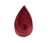 ODETOJOY Lot de 120 bandes de papier pour quilling - 3 mm - Couleur unie - Pour origami - Cramoisi - Pour loisirs créatifs - Auburn