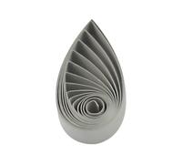 ODETOJOY Lot de 120 bandes de papier pour quilling - 3 mm - Couleur unique - Pour origami - Pour loisirs créatifs - Gris clair