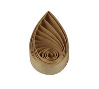 ODETOJOY Lot de 120 bandes de papier pour quilling - 3 mm - Couleur unique - Pour origami - Pour loisirs créatifs (marron kraft)