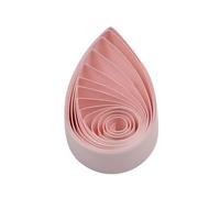 ODETOJOY Lot de 120 bandes de papier pour quilling - 3 mm - Couleur unique - Pour origami - Rose pâle