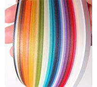 ODETOJOY Lot de 900 Bandes de Quilling Métalliques Nacrées 5mm x 54cm, 15 Couleurs Brillantes (60 Pièces par Couleur), Papier pour Paperolles Fabrication de Cartes Artisanales Bricolage