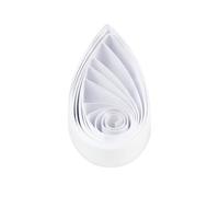ODETOJOY Lot de bandes de papier à quilling blanches de 13 mm pour l'artisanat - 120 pièces, 54 cm (13 mm)