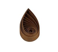 ODETOJOY Papier Quilling 10mm blanc Bandes de Papier, 120 Bandes 54cm Bande Quilling Papier 10mm brun