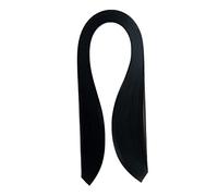 ODETOJOY Papier Quilling 10mm blanc Bandes de Papier, 120 Bandes 54cm Bande Quilling Papier 10mm le noir