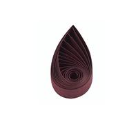 ODETOJOY Papier Quilling 10mm blanc Bandes de Papier, 120 Bandes 54cm Bande Quilling Papier 10mm rouge foncé