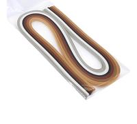 ODETOJOY Quilling Papier 5mm Bande de Papier pour Quilling Lot de 120pcs Quilling pour DIY Craft, Bande de quilling dégradé brun