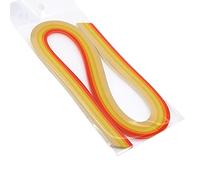 ODETOJOY Quilling Papier 5mm Bande de Papier pour Quilling Lot de 120pcs Quilling pour DIY Craft, Bande de quilling dégradé jaune